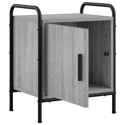 Bedside Cabinet 2 pcs Grey Sonoma 40 x 30 x 50 cm