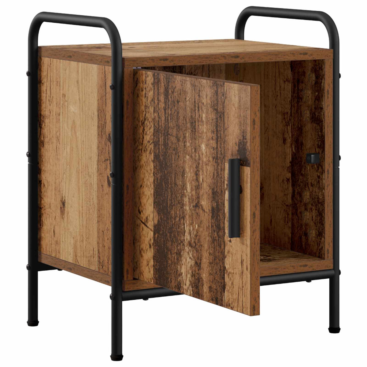 Bedside Cabinet 2 pcs Old Wood 40 x 30 x 50 cm Engineered Wood
