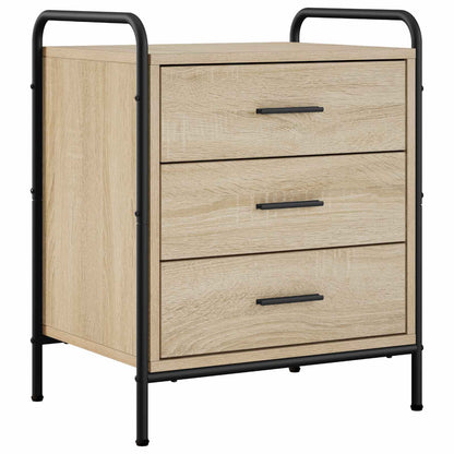 Bedside Cabinet Sonoma Oak 48 x 36.5 x 60 cm Engineered Wood