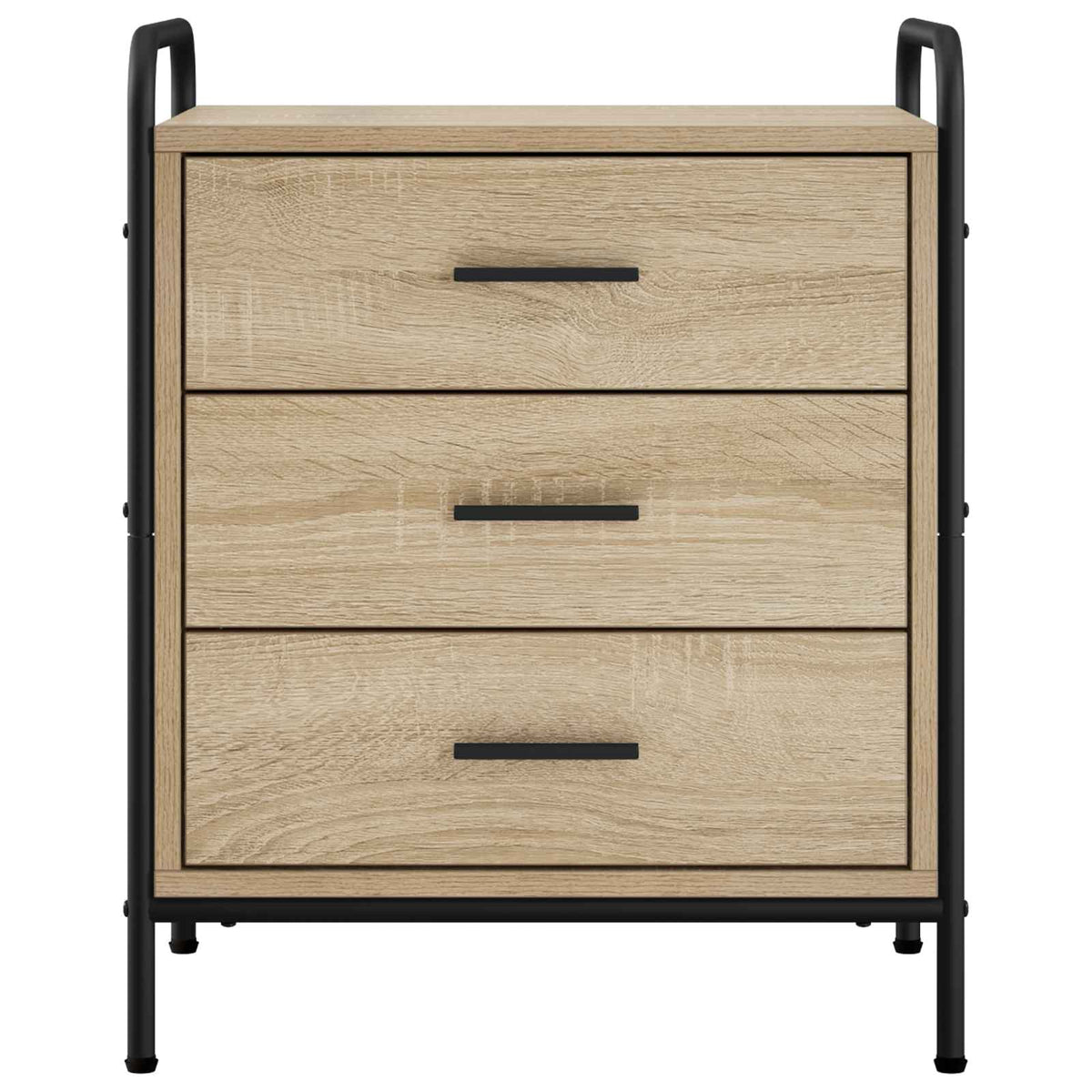 Bedside Cabinet Sonoma Oak 48 x 36.5 x 60 cm Engineered Wood