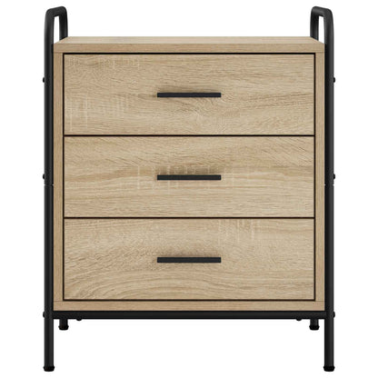Bedside Cabinet Sonoma Oak 48 x 36.5 x 60 cm Engineered Wood