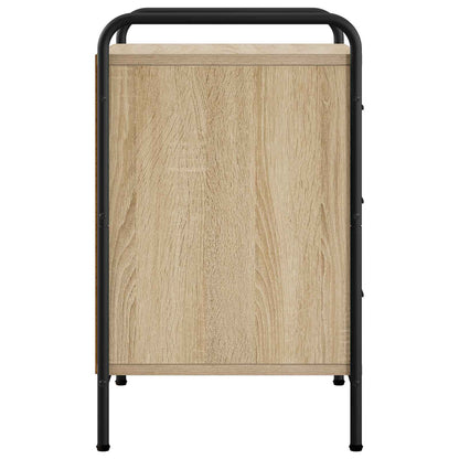 Bedside Cabinet Sonoma Oak 48 x 36.5 x 60 cm Engineered Wood