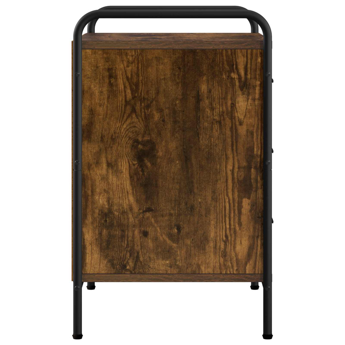 Bedside Cabinet Smoked Oak 48 x 36.5 x 60 cm Engineered Wood