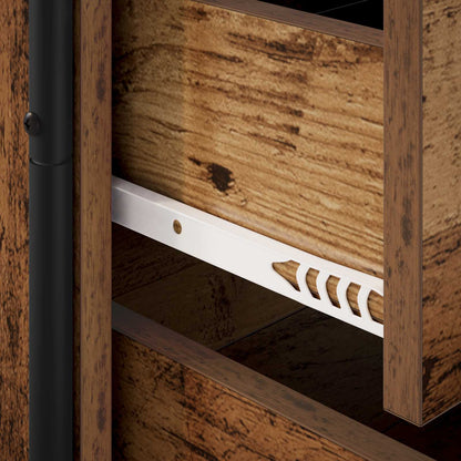 Bedside Cabinet 2 pcs Old Wood 48 x 36.5 x 60 cm