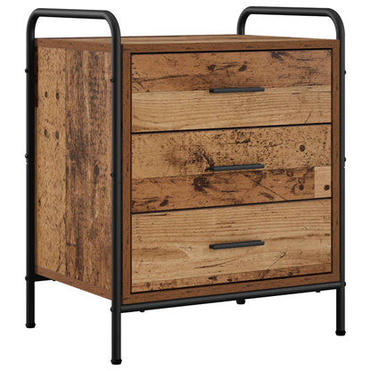 Bedside Cabinet 2 pcs Old Wood 48 x 36.5 x 60 cm