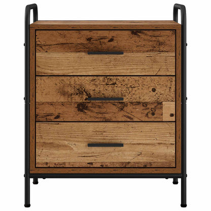 Bedside Cabinet 2 pcs Old Wood 48 x 36.5 x 60 cm