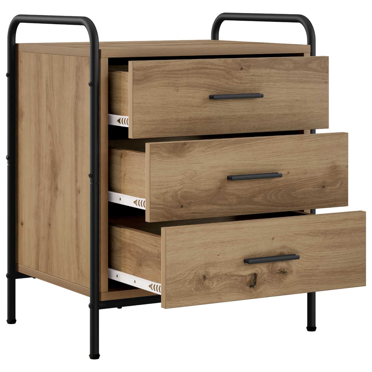 Bedside Cabinet 2 pcs Artisan Oak 48 x 36.5 x 60 cm