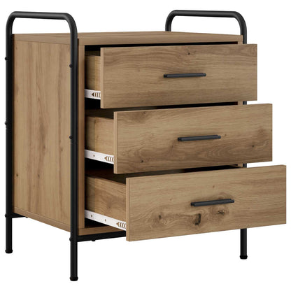 Bedside Cabinet 2 pcs Artisan Oak 48 x 36.5 x 60 cm