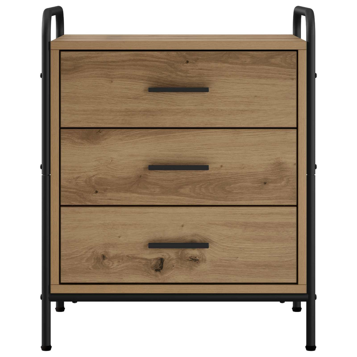 Bedside Cabinet 2 pcs Artisan Oak 48 x 36.5 x 60 cm