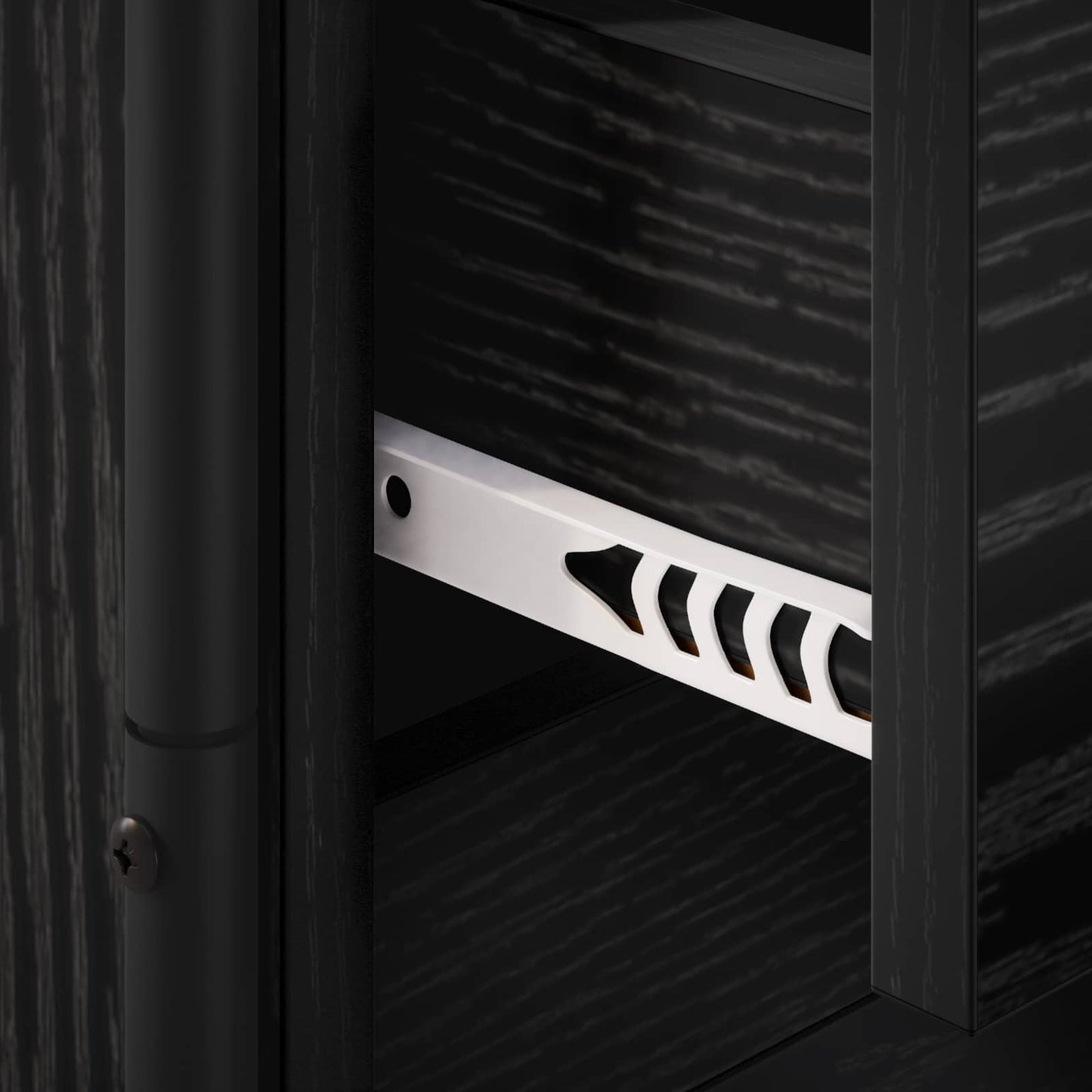 Hanging Bedside Cabinet 2 pcs Black Oak 40 x 30 x 50 cm