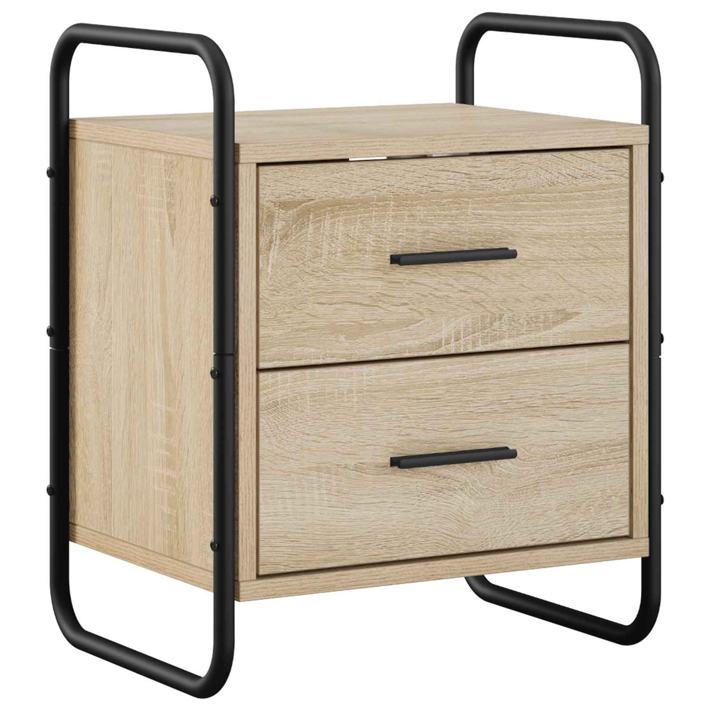 Hanging Bedside Cabinet 2 pcs Sonoma Oak 40 x 30 x 50 cm