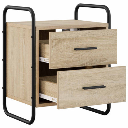 Hanging Bedside Cabinet 2 pcs Sonoma Oak 40 x 30 x 50 cm
