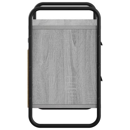 Hanging Bedside Cabinet 2 pcs Grey Sonoma 40 x 30 x 50 cm