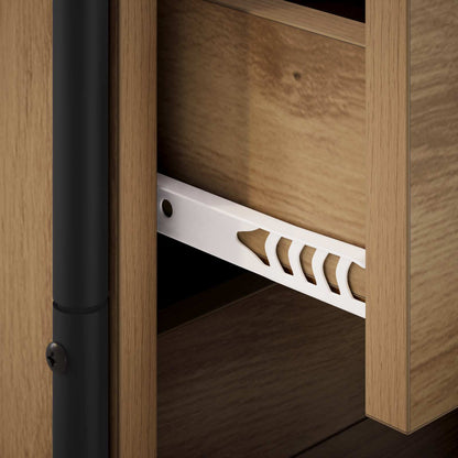 Hanging Bedside Cabinet 2 pcs Artisan Oak 40 x 30 x 50 cm