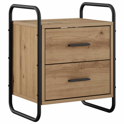 Hanging Bedside Cabinet 2 pcs Artisan Oak 40 x 30 x 50 cm