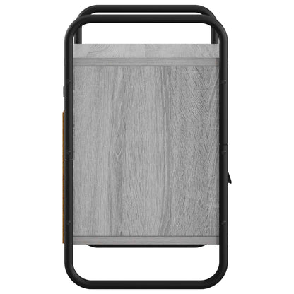 Hanging Bedside Cabinet 2 pcs Grey Sonoma 40 x 30 x 50 cm