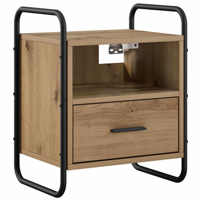 Hanging Bedside Cabinet 2 pcs Artisan Oak 40 x 30 x 50 cm