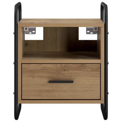 Hanging Bedside Cabinet 2 pcs Artisan Oak 40 x 30 x 50 cm
