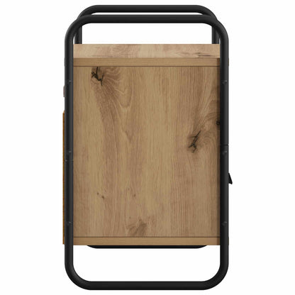 Hanging Bedside Cabinet 2 pcs Artisan Oak 40 x 30 x 50 cm