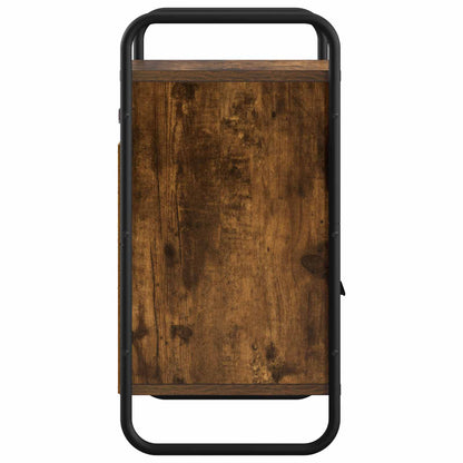 Hanging Bedside Cabinet 2 pcs Smoked Oak 40 x 30 x 60 cm