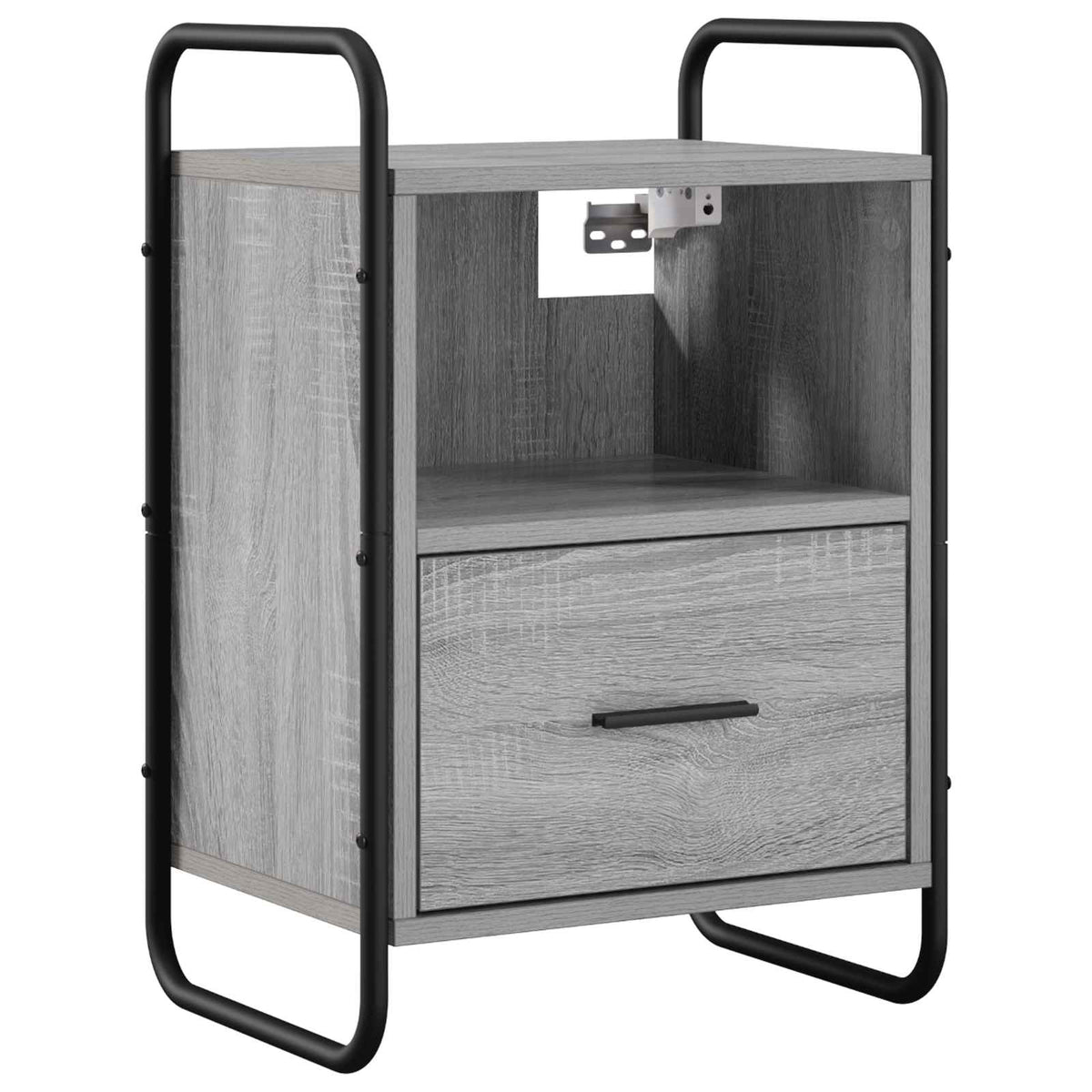 Hanging Bedside Cabinet 2 pcs Grey Sonoma 40 x 30 x 60 cm