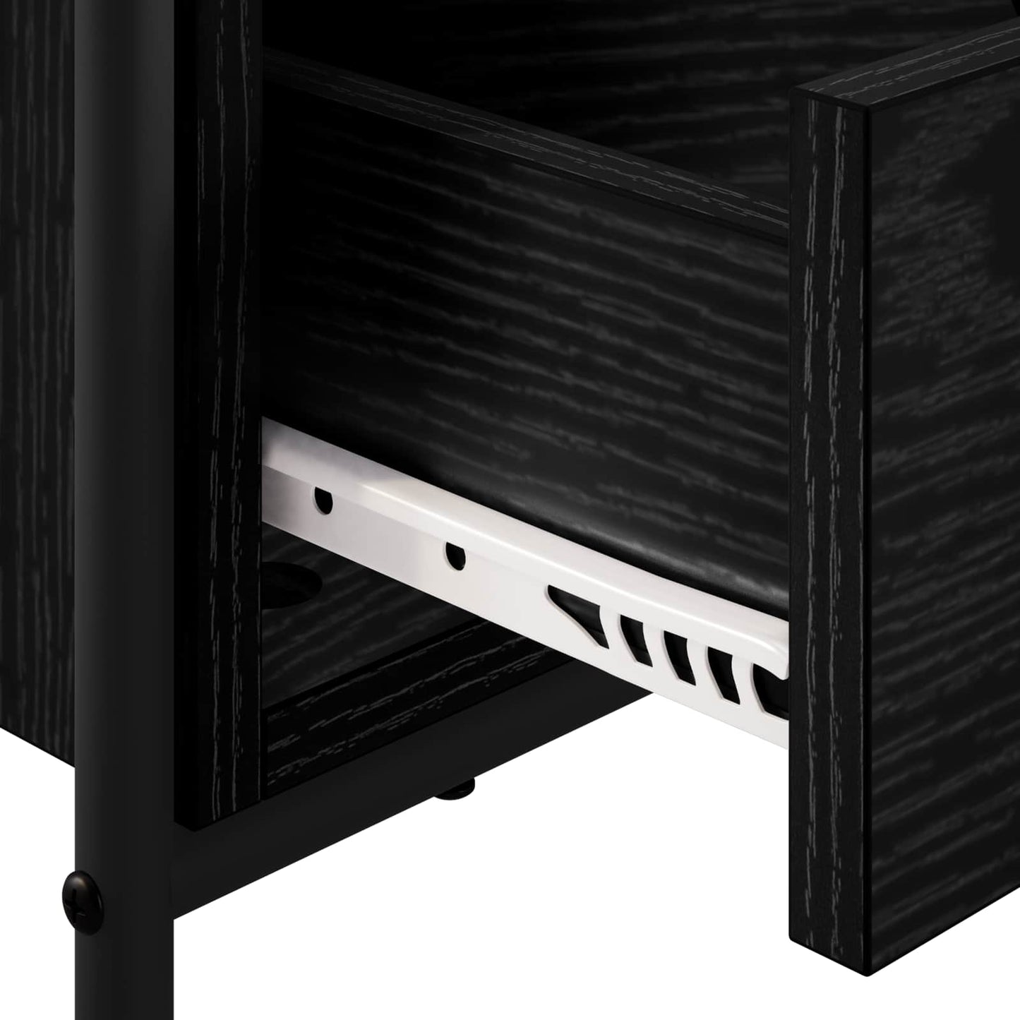 Coffee Table Black Oak 90 x 49 x 41 cm Engineered Wood