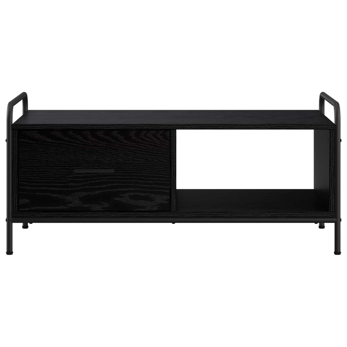 Coffee Table Black Oak 90 x 49 x 41 cm Engineered Wood