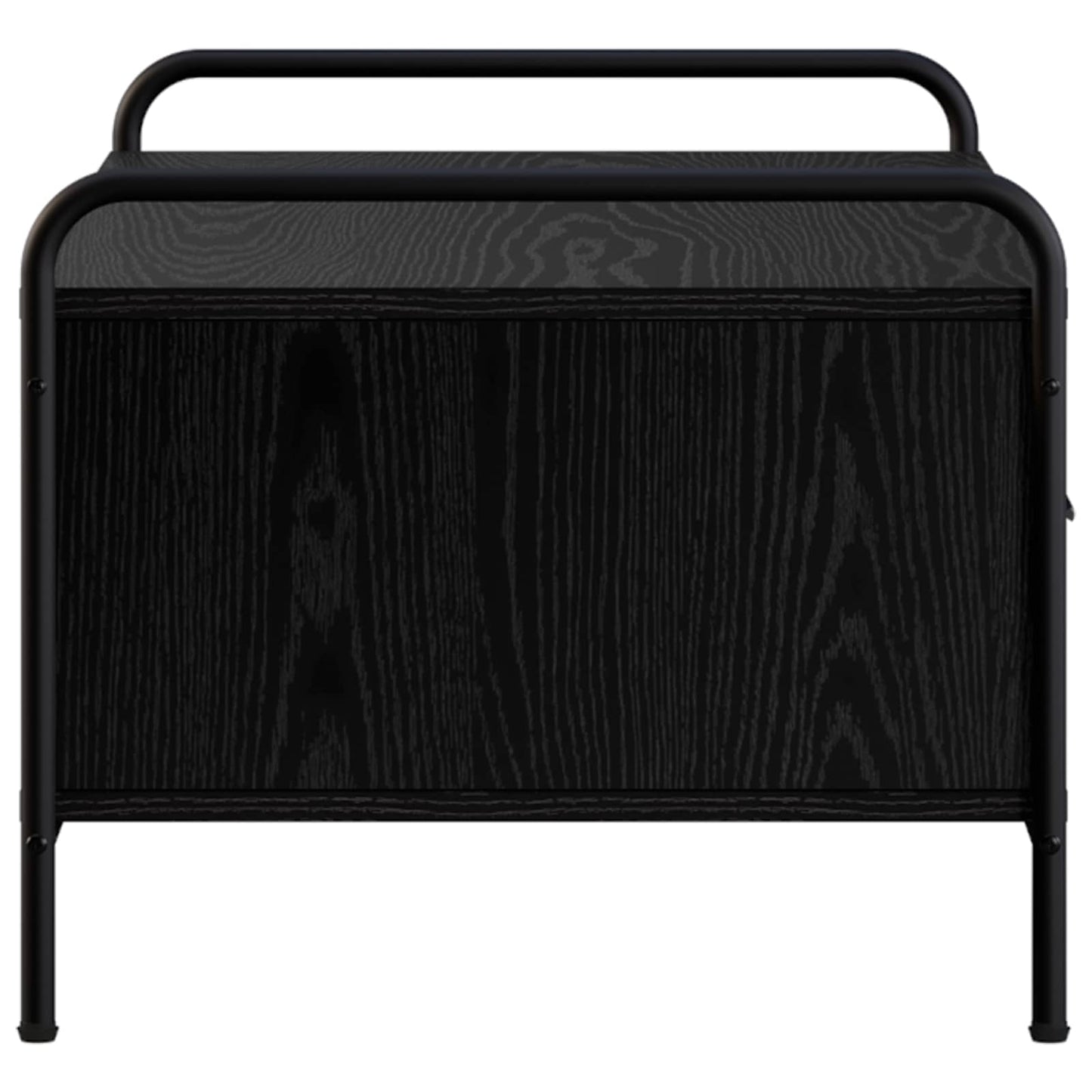 Coffee Table Black Oak 90 x 49 x 41 cm Engineered Wood