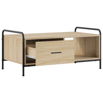 Coffee Table Sonoma Oak 90 x 49 x 41 cm Engineered Wood