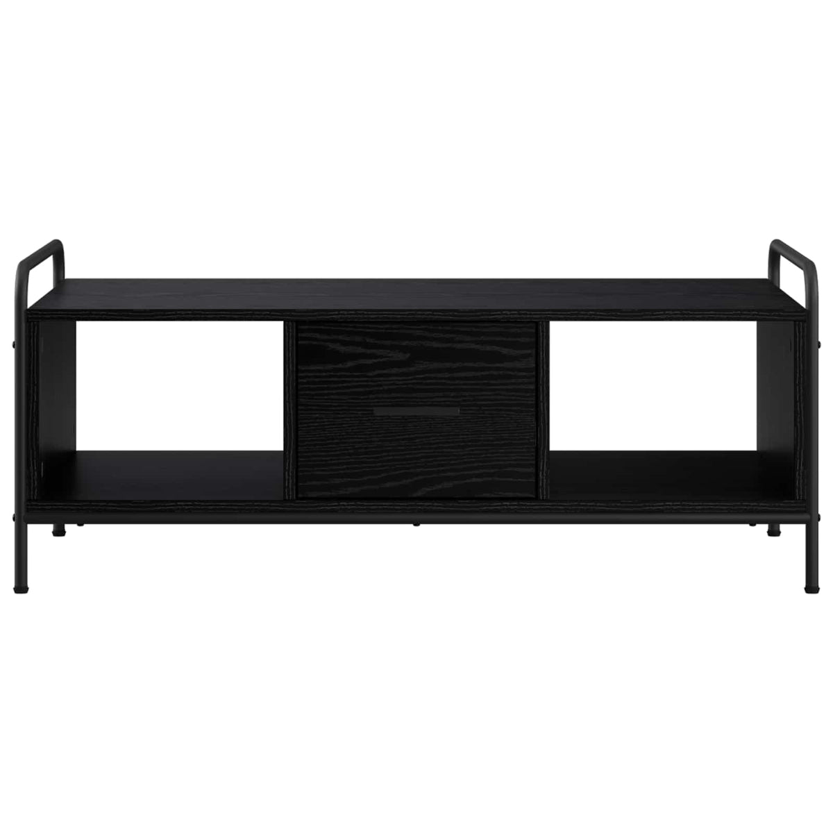 Coffee Table Black Oak 99.5 x 49 x 41 cm Engineered Wood