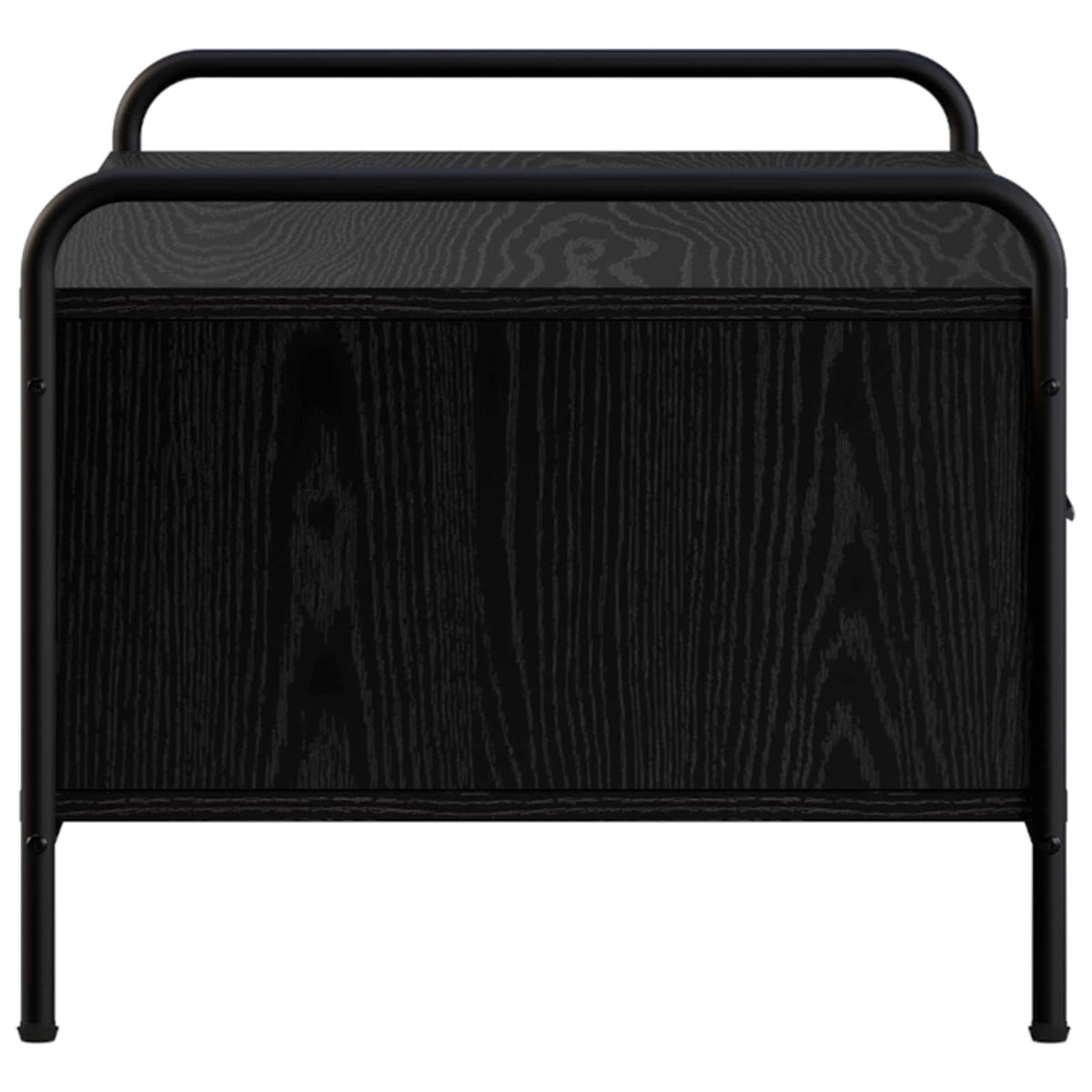 Coffee Table Black Oak 99.5 x 49 x 41 cm Engineered Wood