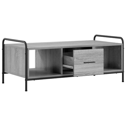 Coffee Table Grey Sonoma 99.5 x 49 x 41 cm Engineered Wood
