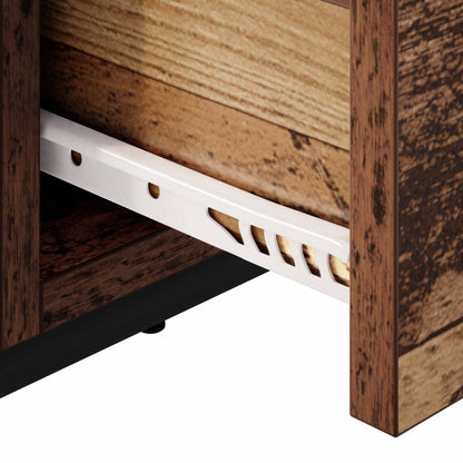 Coffee Table Old Wood 99.5 x 49 x 41 cm Engineered Wood