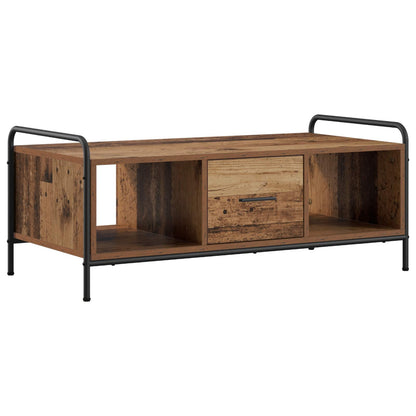 Coffee Table Old Wood 99.5 x 49 x 41 cm Engineered Wood