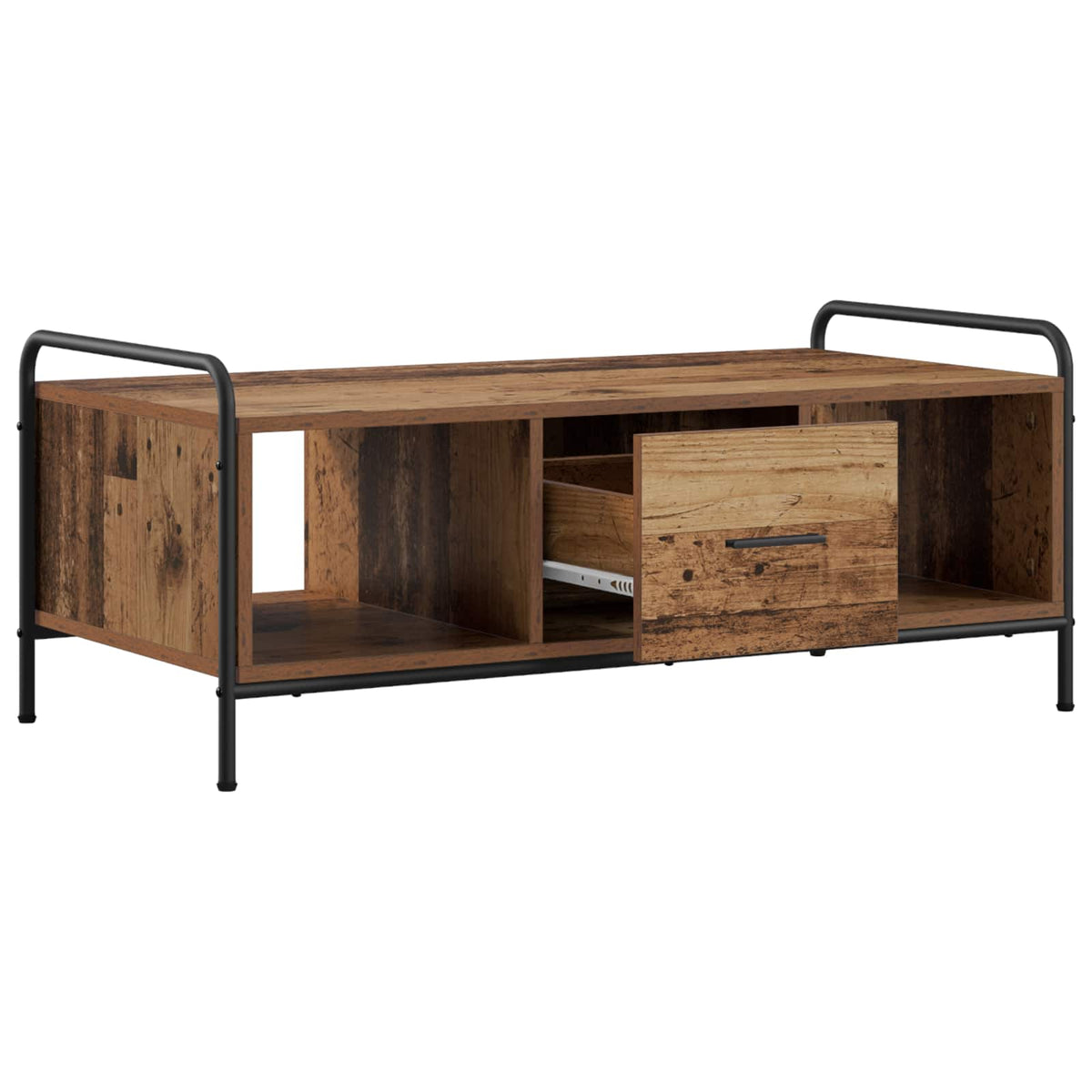 Coffee Table Old Wood 99.5 x 49 x 41 cm Engineered Wood