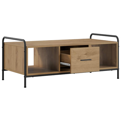 Coffee Table Artisan Oak 99.5 x 49 x 41 cm Engineered Wood