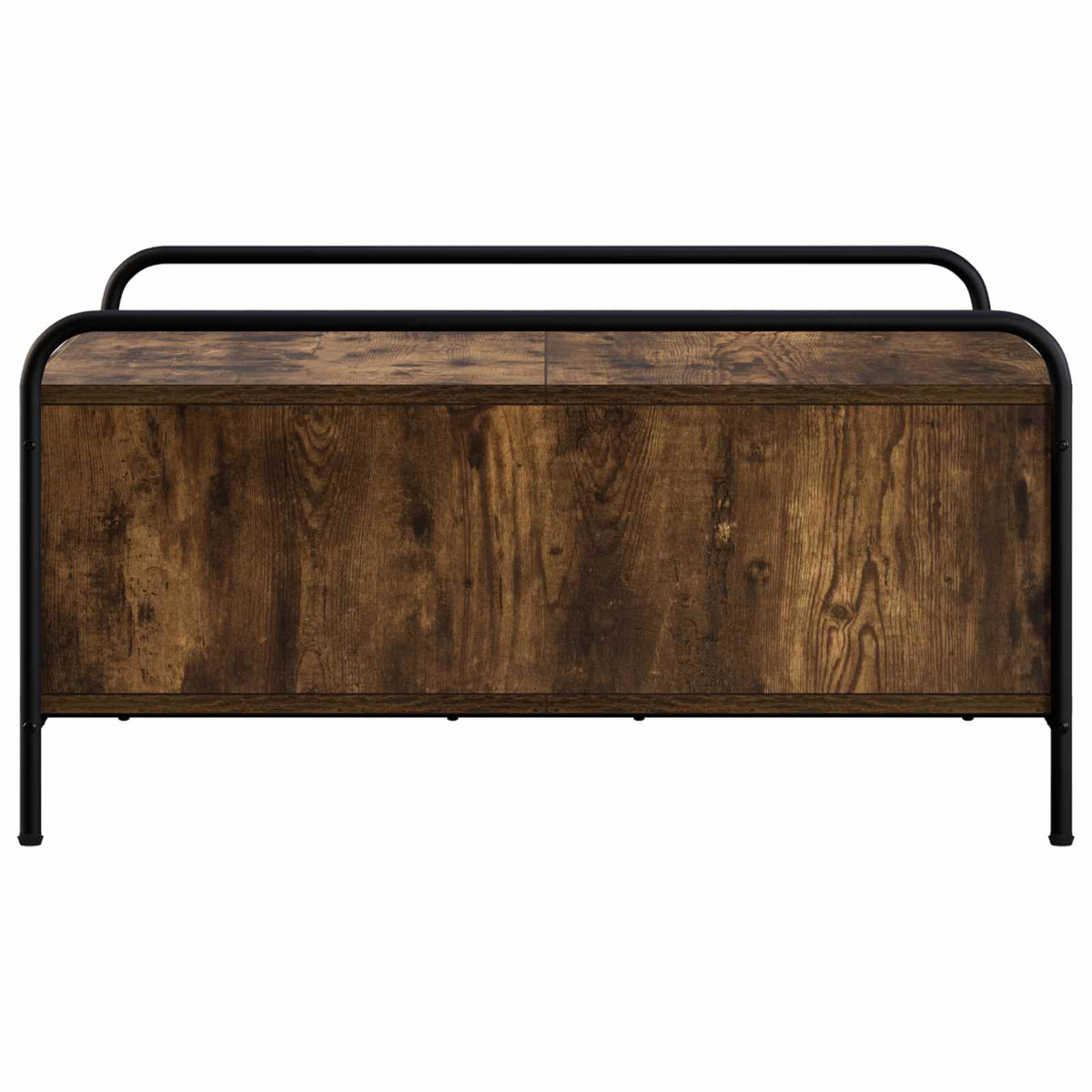 Coffee Table Smoked Oak 90 x 90 x 41 cm Engineered Wood
