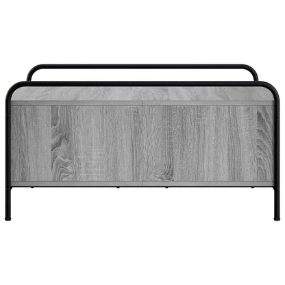 Coffee Table Grey Sonoma 90 x 90 x 41 cm Engineered Wood
