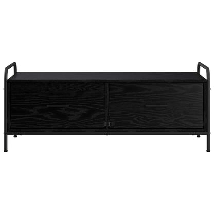 Coffee Table Black Oak 99.5 x 49 x 41 cm Engineered Wood