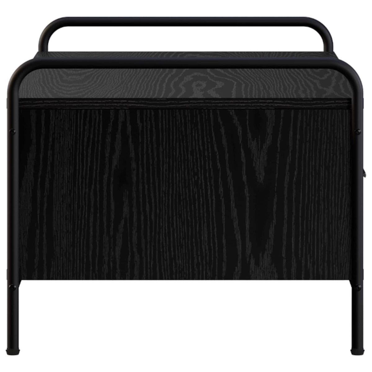 Coffee Table Black Oak 99.5 x 49 x 41 cm Engineered Wood