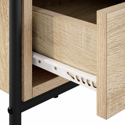 Coffee Table Sonoma Oak 99.5 x 49 x 41 cm Engineered Wood