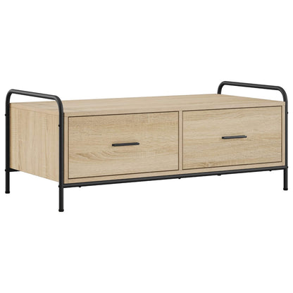 Coffee Table Sonoma Oak 99.5 x 49 x 41 cm Engineered Wood