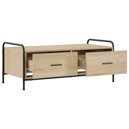 Coffee Table Sonoma Oak 99.5 x 49 x 41 cm Engineered Wood