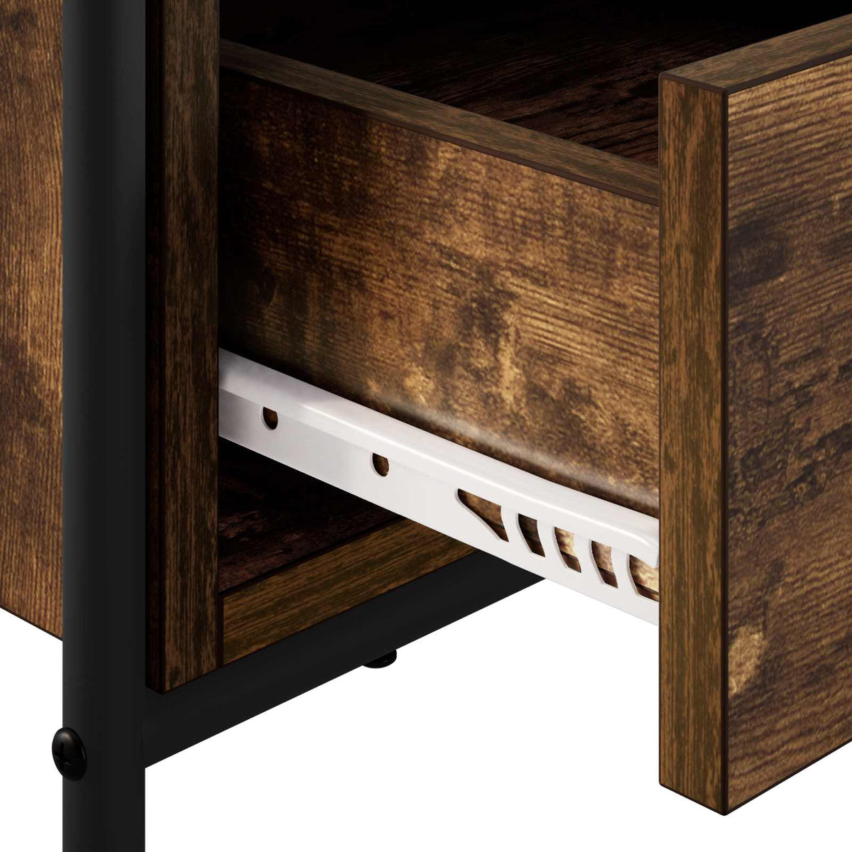 Coffee Table Smoked Oak 99.5 x 49 x 41 cm Engineered Wood