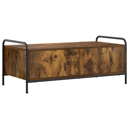 Coffee Table Smoked Oak 99.5 x 49 x 41 cm Engineered Wood