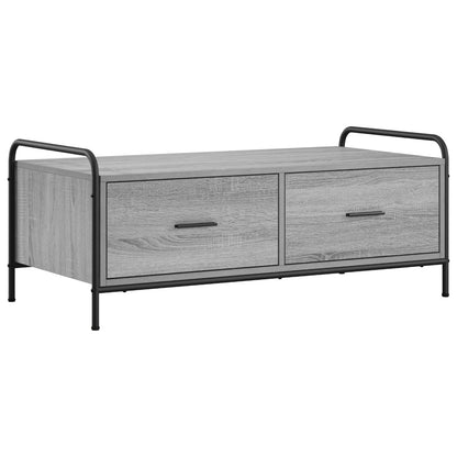 Coffee Table Grey Sonoma 99.5 x 49 x 41 cm Engineered Wood