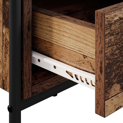 Coffee Table Old Wood 99.5 x 49 x 41 cm Engineered Wood