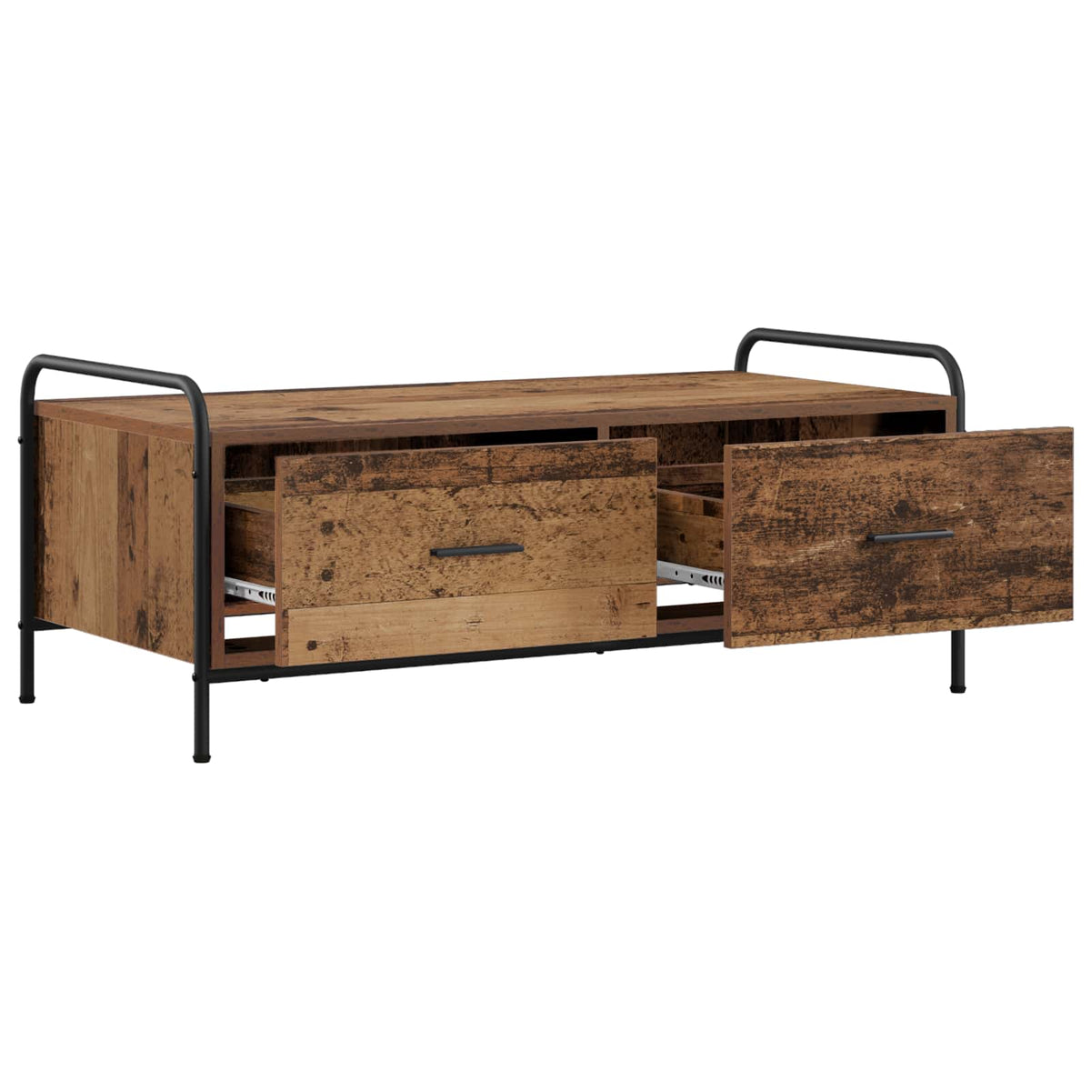 Coffee Table Old Wood 99.5 x 49 x 41 cm Engineered Wood
