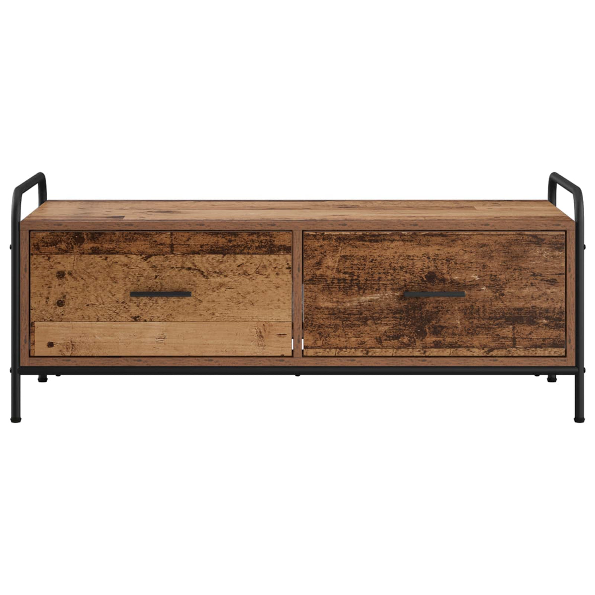 Coffee Table Old Wood 99.5 x 49 x 41 cm Engineered Wood