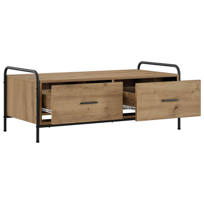 Coffee Table Artisan Oak 99.5 x 49 x 41 cm Engineered Wood